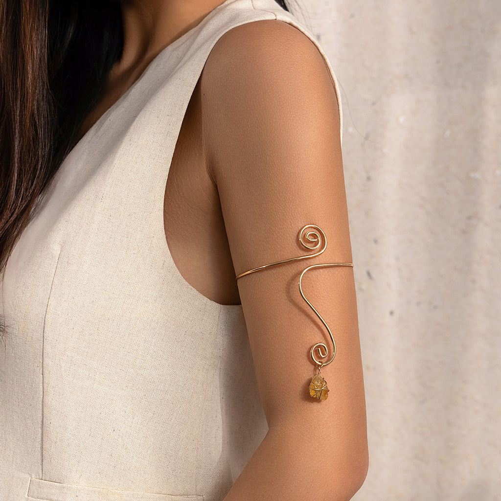 Wire Wrapped Rhombus Bracelet — bracelet, view 3
