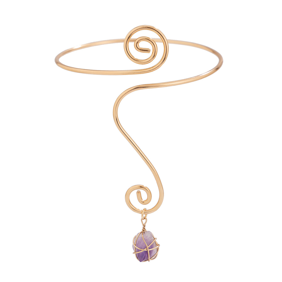 Wire Wrapped Rhombus Bracelet — bracelet, view 5