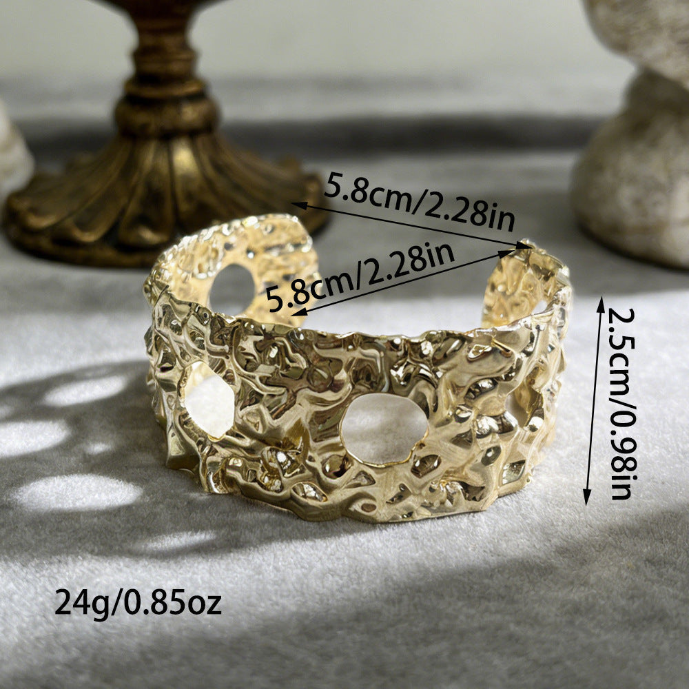 Leopard Print Scarf Cuff Bracelet — bracelet, view 11