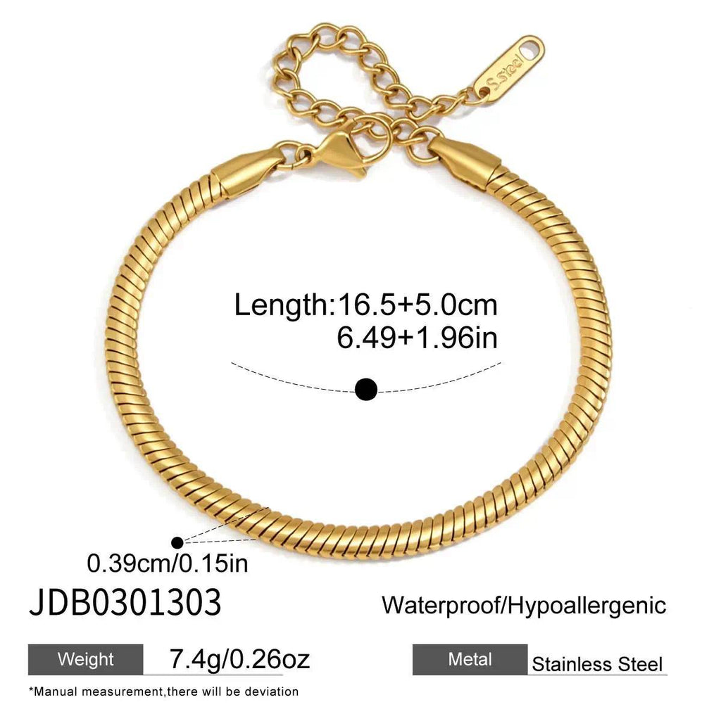 Classic Gold Plated Zirconia Bracelet — bracelet, view 7