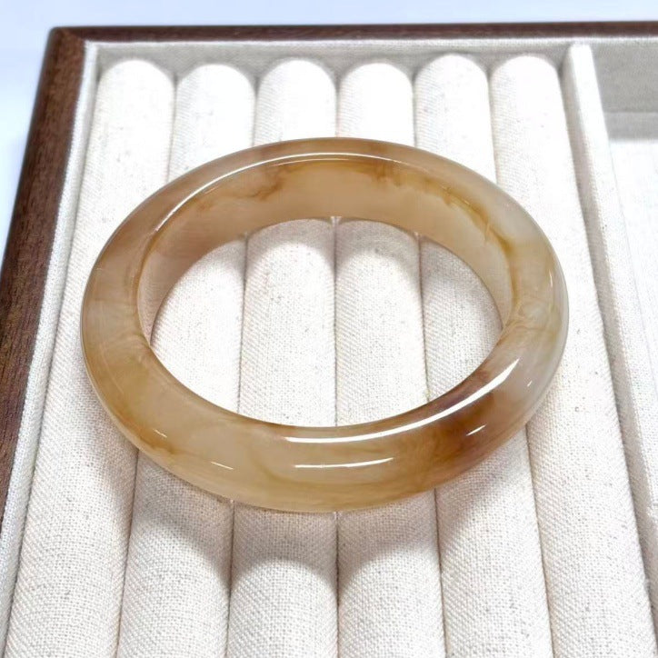 Fine Stackable Geometric Resin Bangle — bracelet, view 11