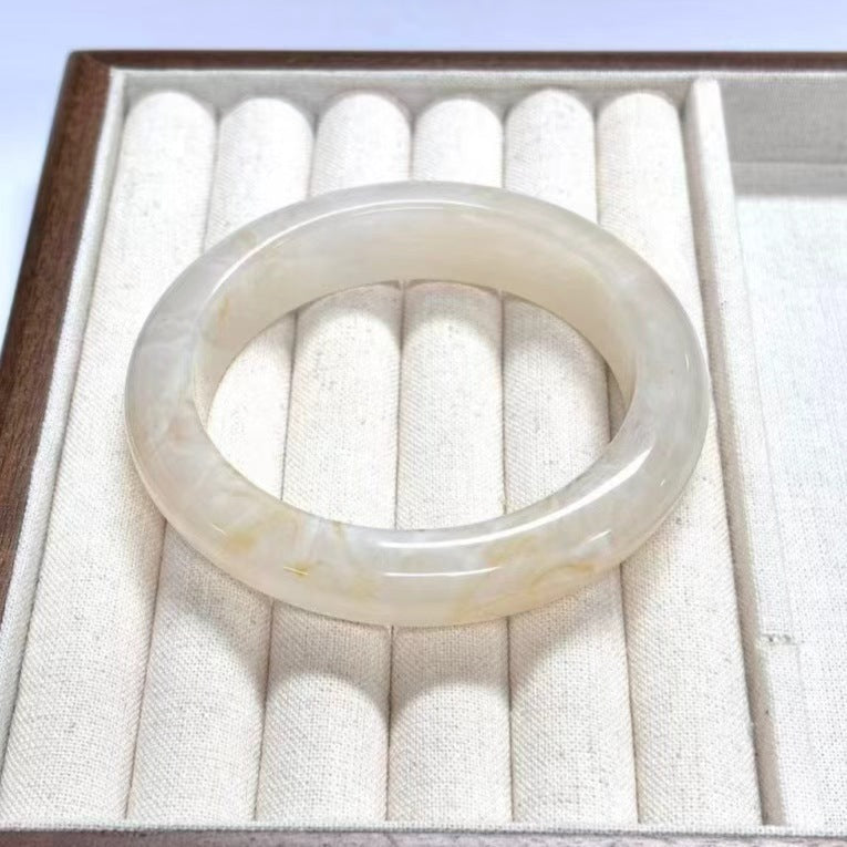 Fine Stackable Geometric Resin Bangle — bracelet, view 16