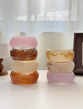 Marbled Irregular Resin Bangle — bracelet