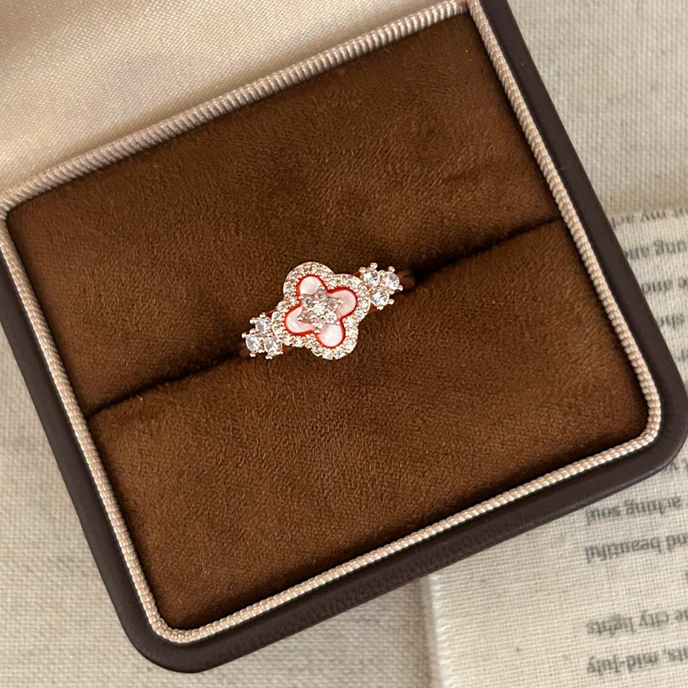 Stacking Pearl Bow Ring — ring, view 4