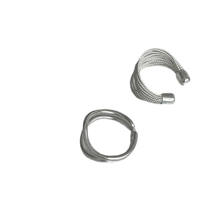 Multi-Layer Braided Wire Open Ring — ring, view 6