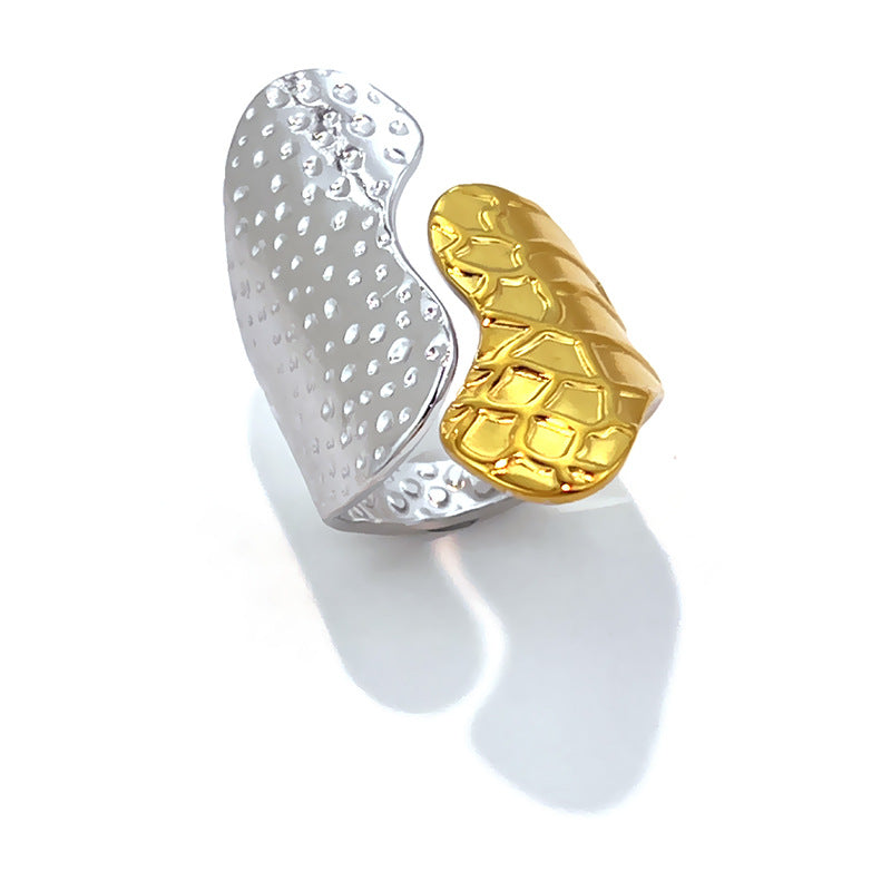 Electroplated Daisy Statement Ring — ring, view 5