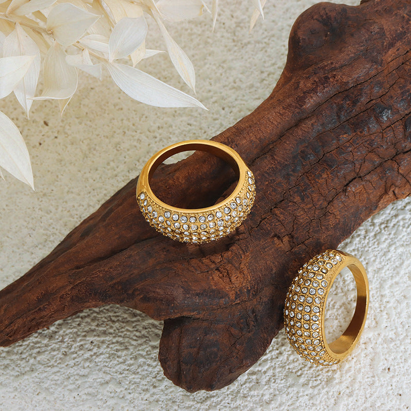 Chunky Zirconia Statement Ring — ring, view 3