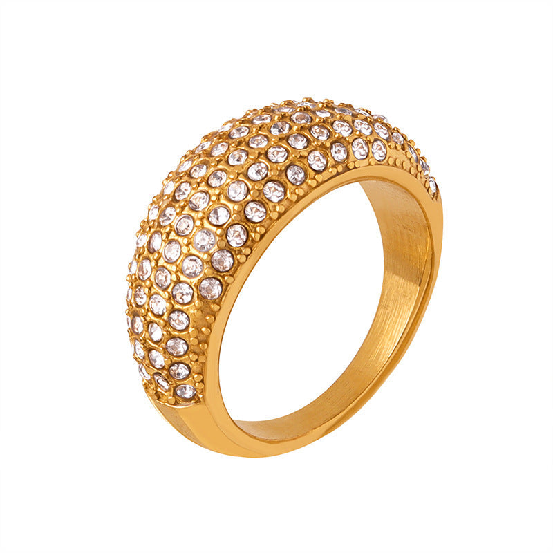 Chunky Zirconia Statement Ring — ring, view 5