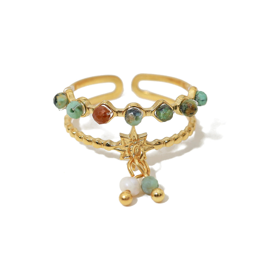 Multi-Tone Rhinestone Layered Ring — ring, view 4