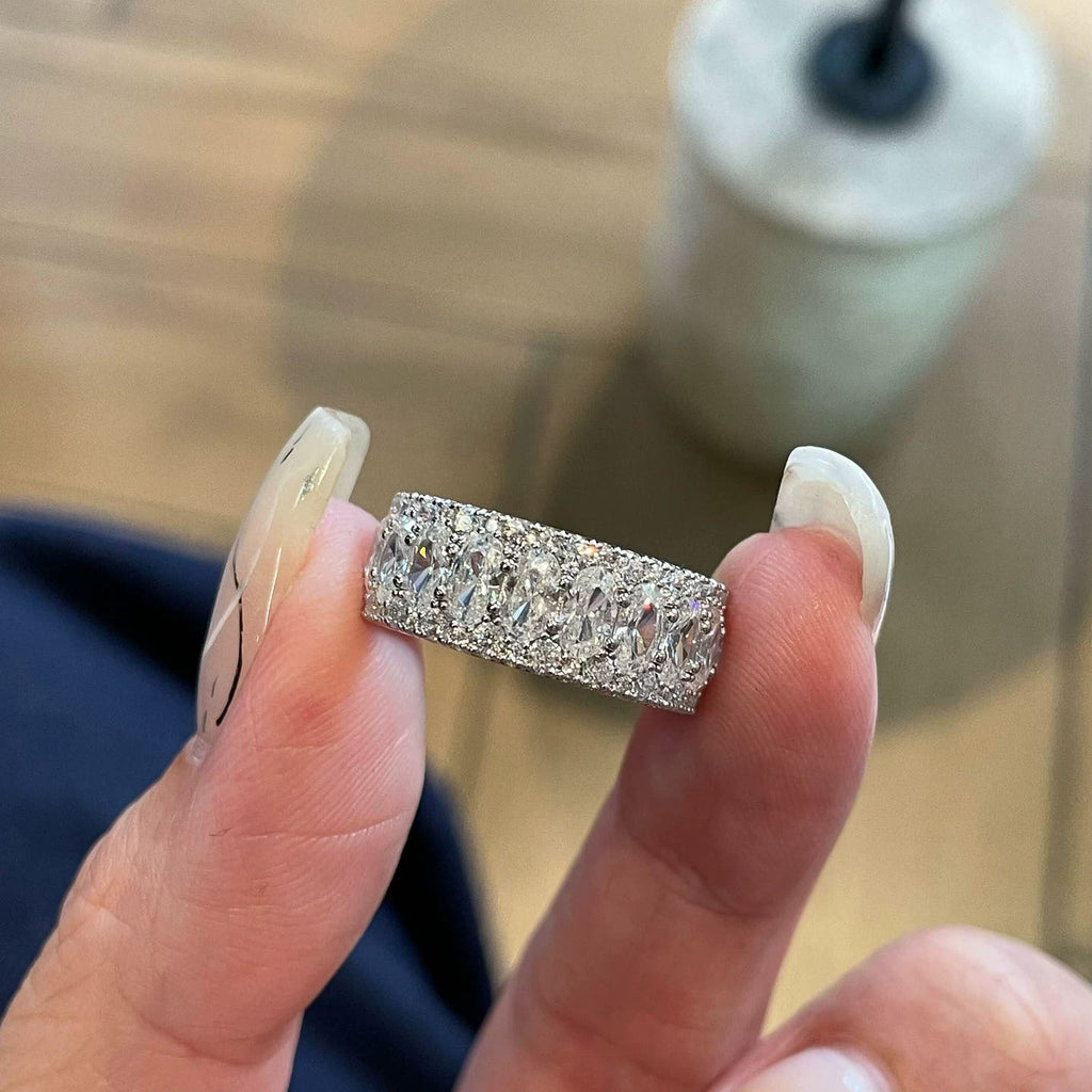 Ethnic Geometric Zirconia Ring — ring, view 6