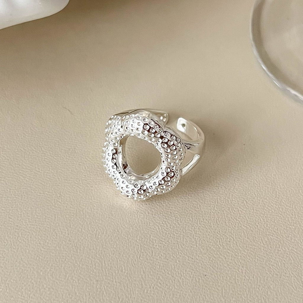 Gold-Plated Open Geometric Ring — ring, view 3