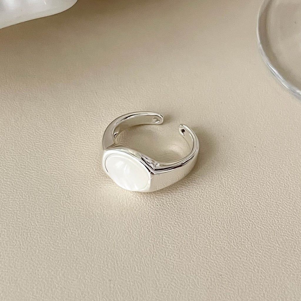 Gold-Plated Open Geometric Ring — ring, view 9