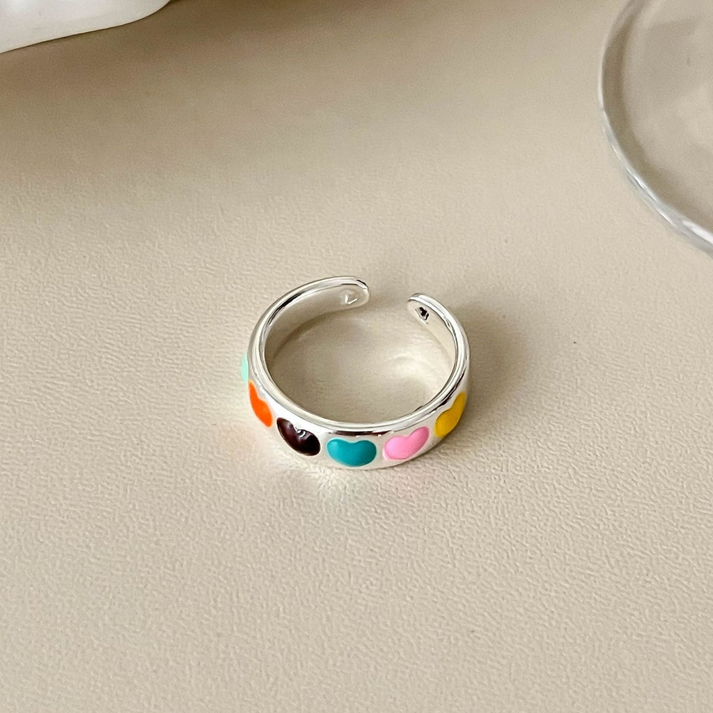 Gold-Plated Open Geometric Ring — ring, view 16