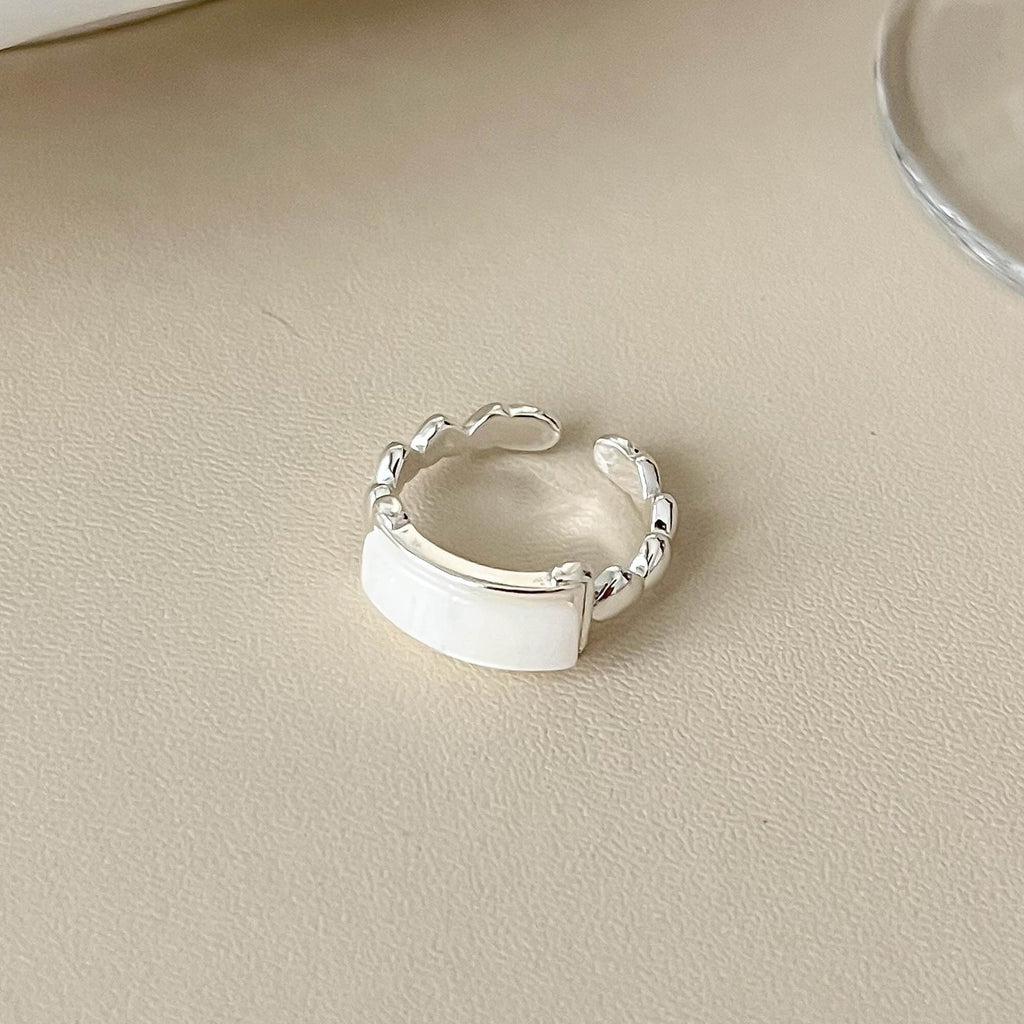 Gold-Plated Open Geometric Ring — ring, view 18