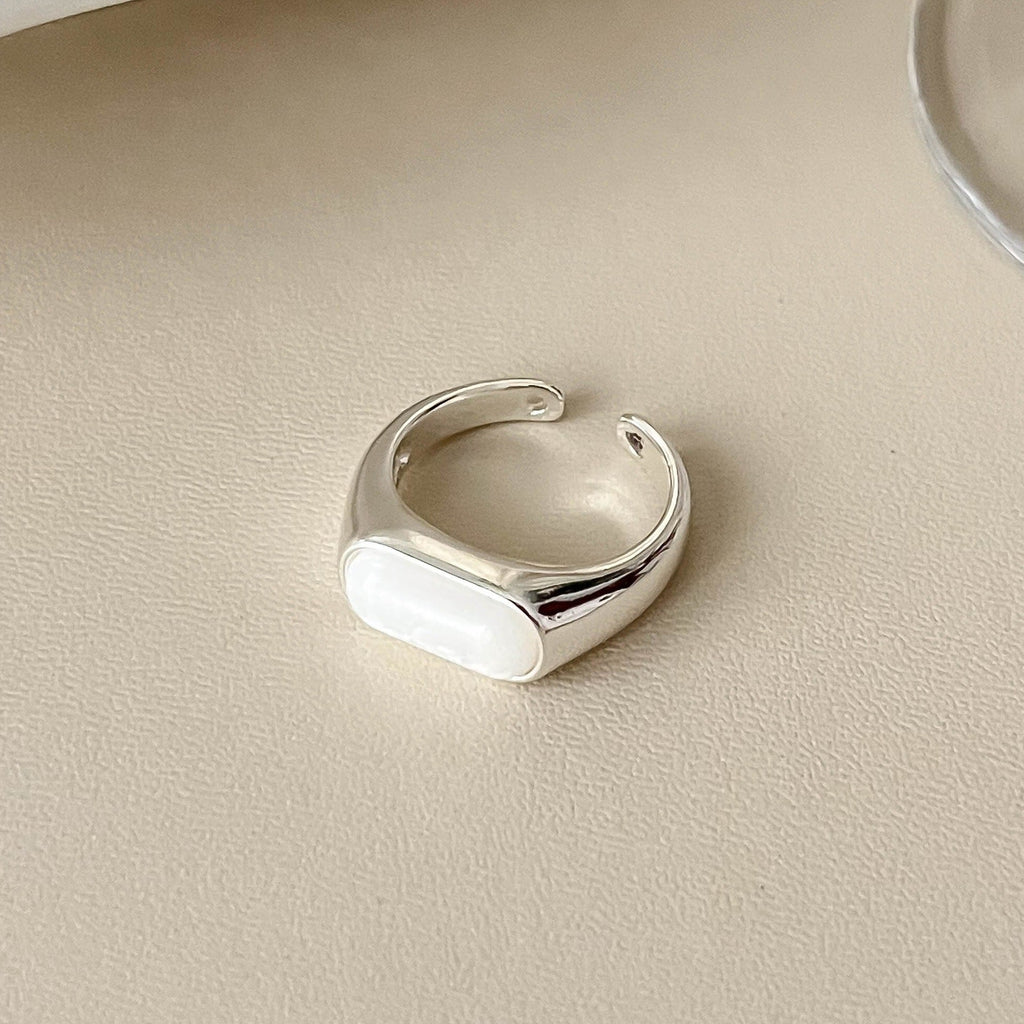 Gold-Plated Open Geometric Ring — ring, view 20