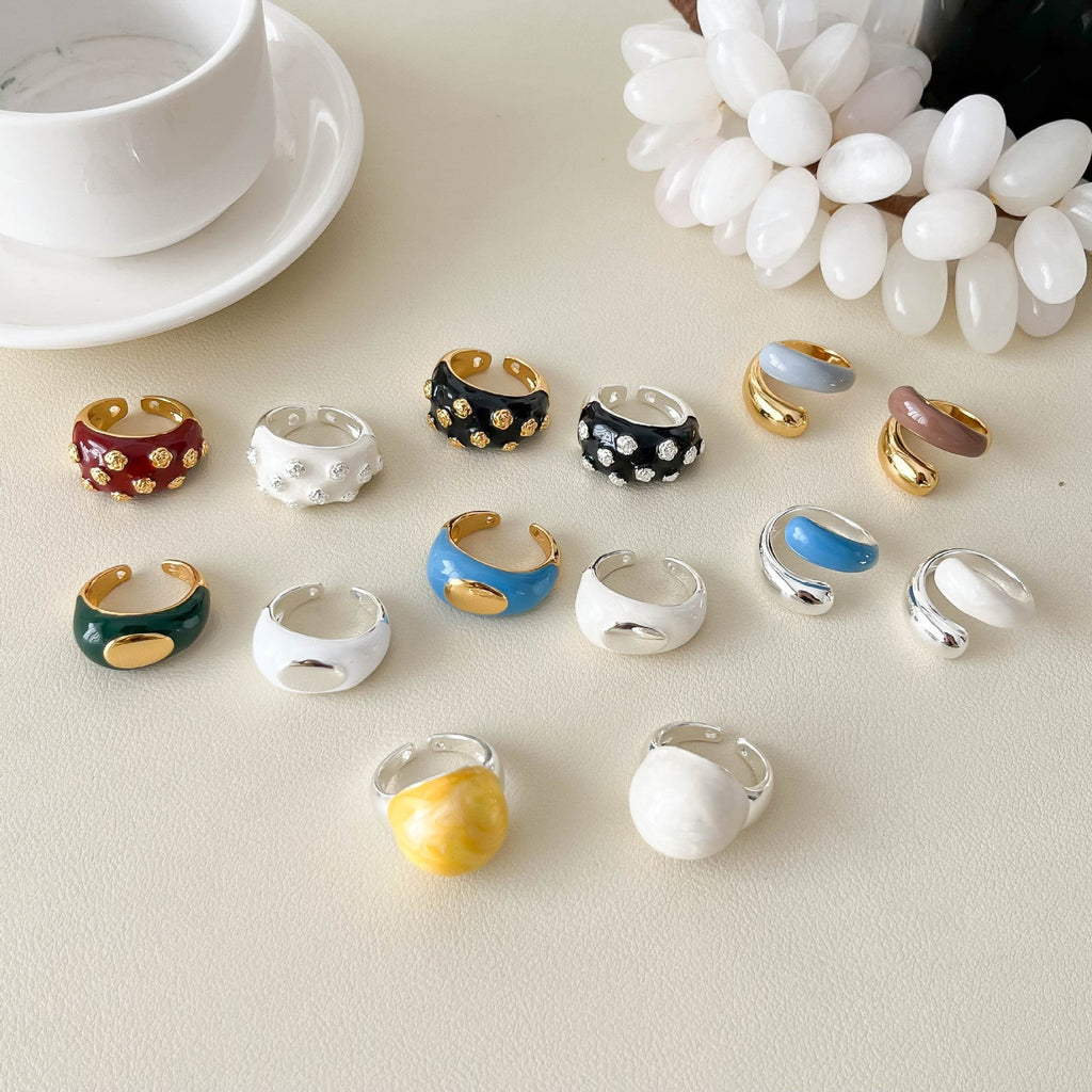 Rose Motif Open Band Ring — ring, view 2