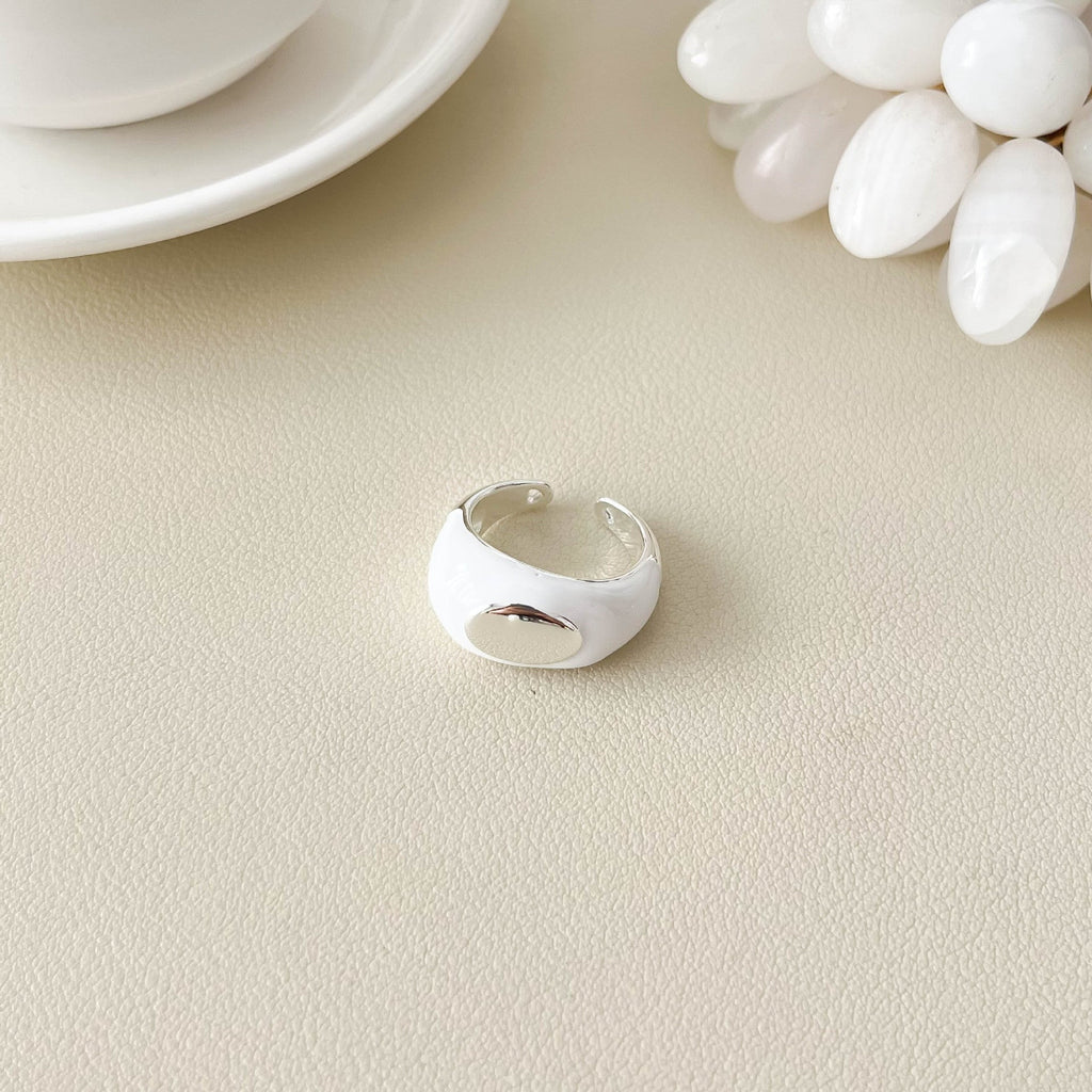 Rose Motif Open Band Ring — ring, view 14