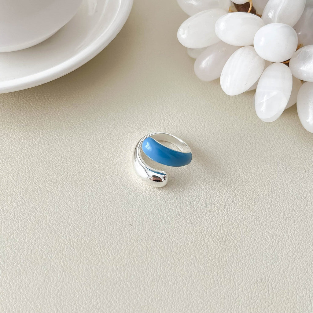 Rose Motif Open Band Ring — ring, view 15