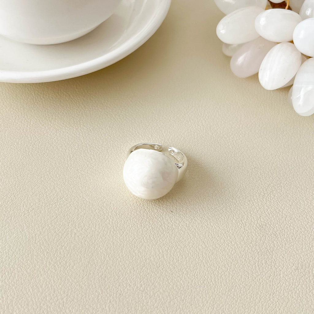 Rose Motif Open Band Ring — ring, view 18