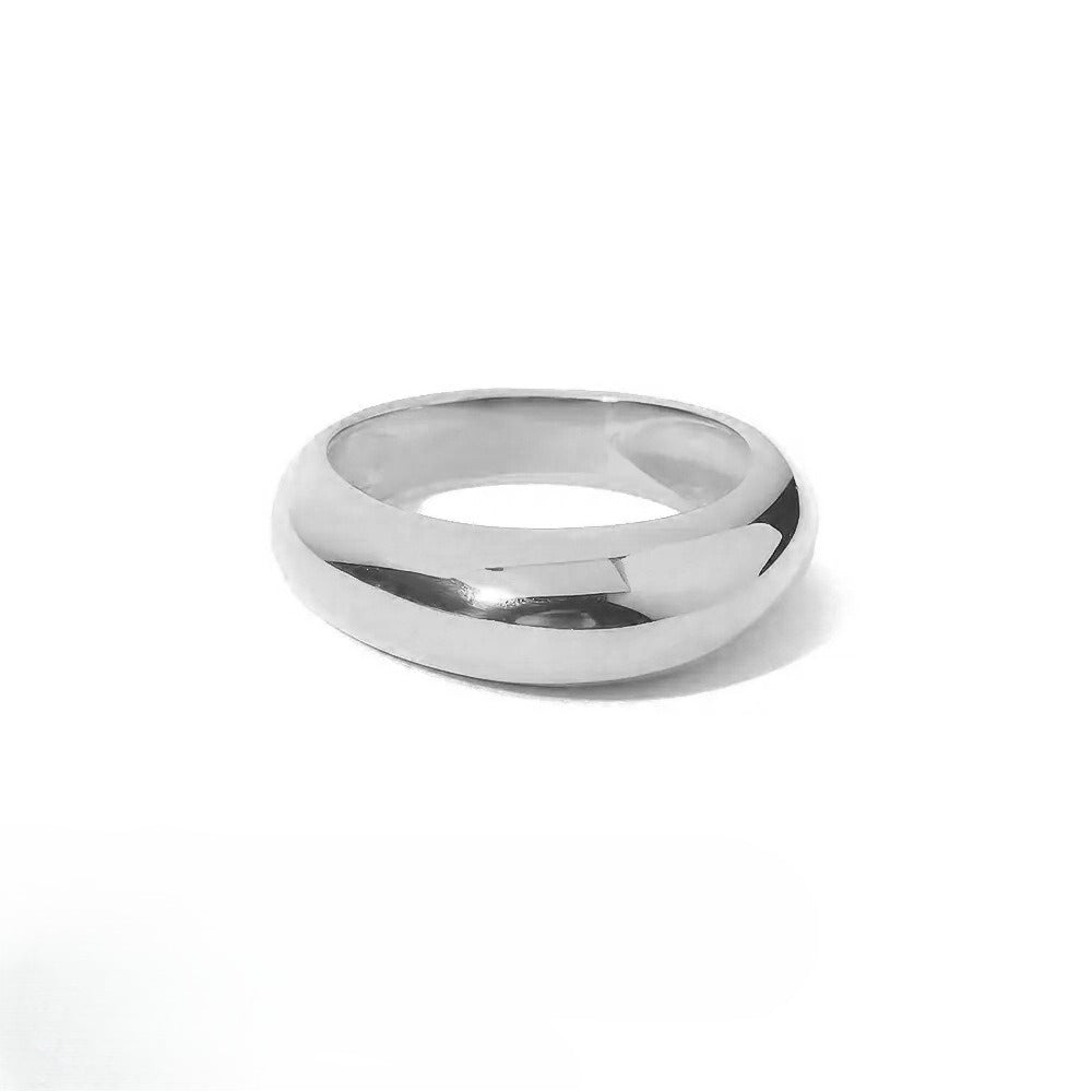 Chunky Polished Band Ring — ring, view 5