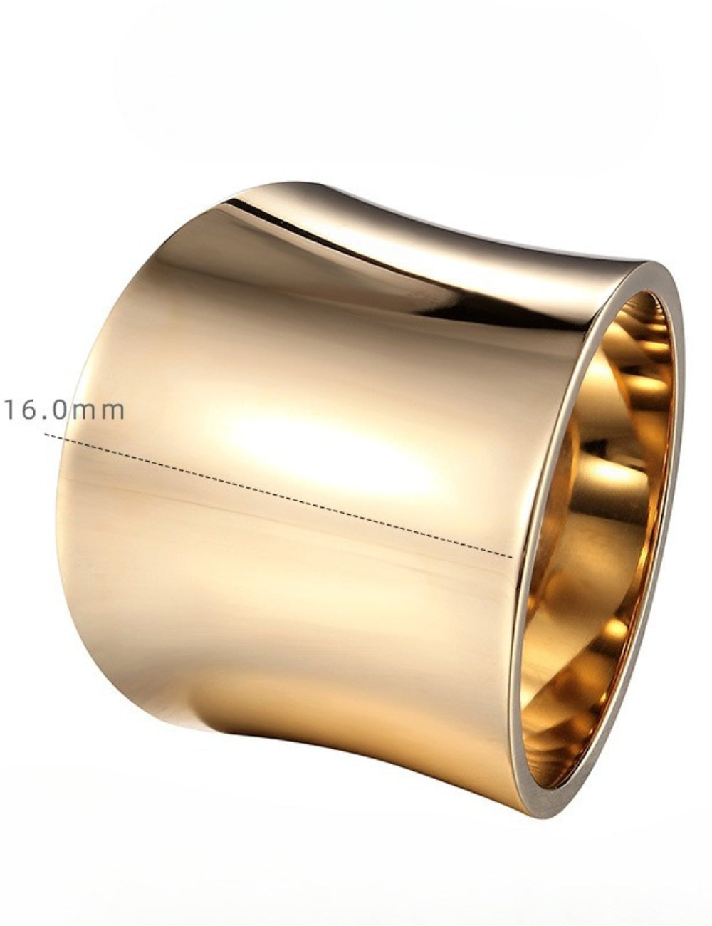 Geometric Shell Titanium Ring — ring, view 5