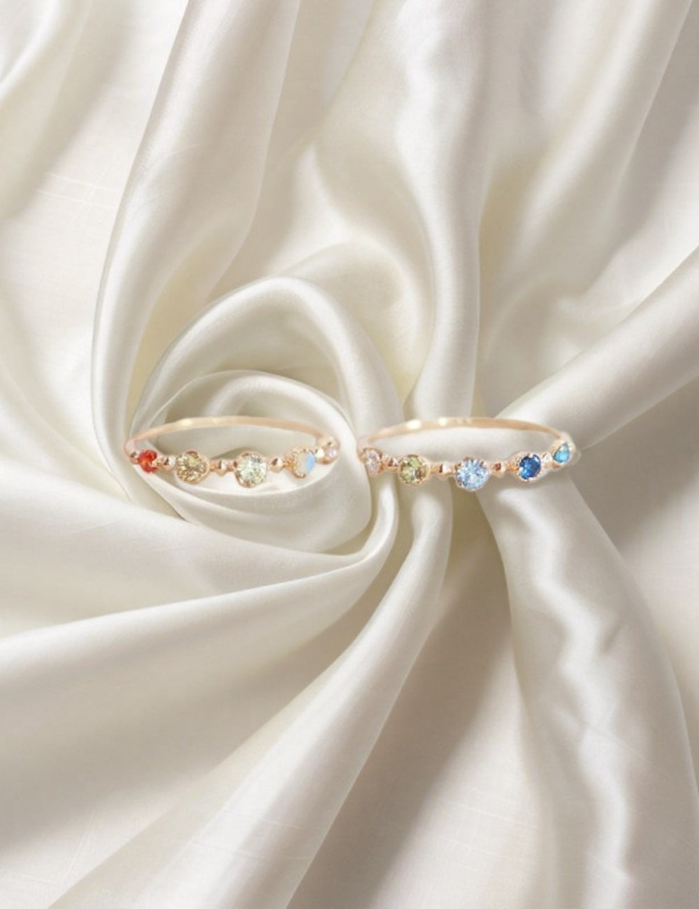 Delicate Zirconia Single Band Ring — ring, view 2