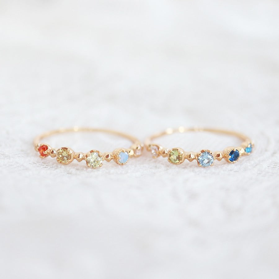 Delicate Zirconia Single Band Ring — ring, view 3