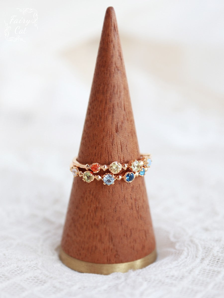 Delicate Zirconia Single Band Ring — ring, view 6