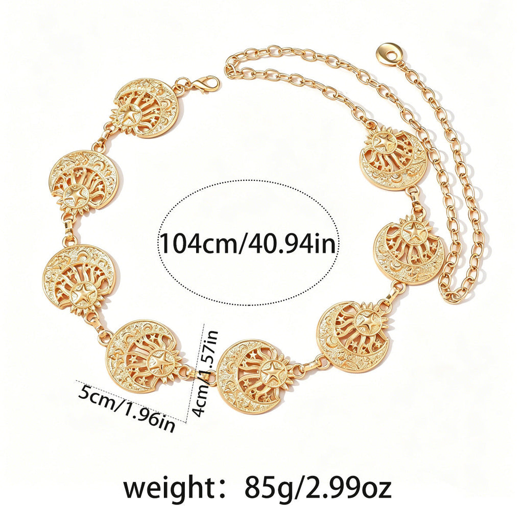 Sun and Moon Waist Chain — body chain, view 8
