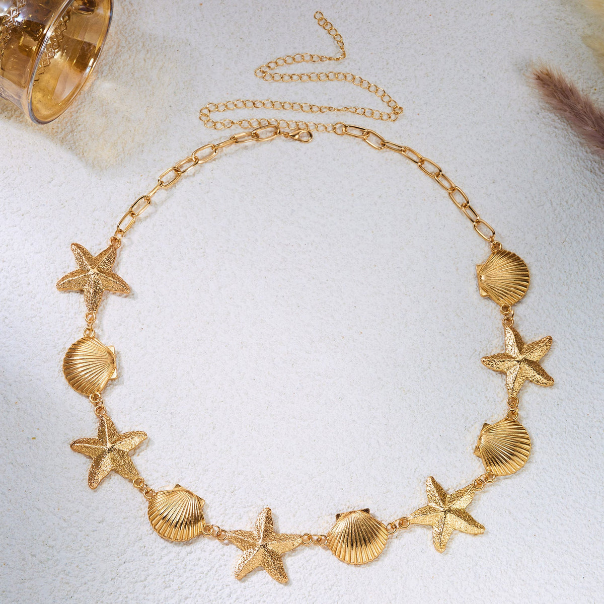 Shell and Turtle Waist Chain — body chain, view 5