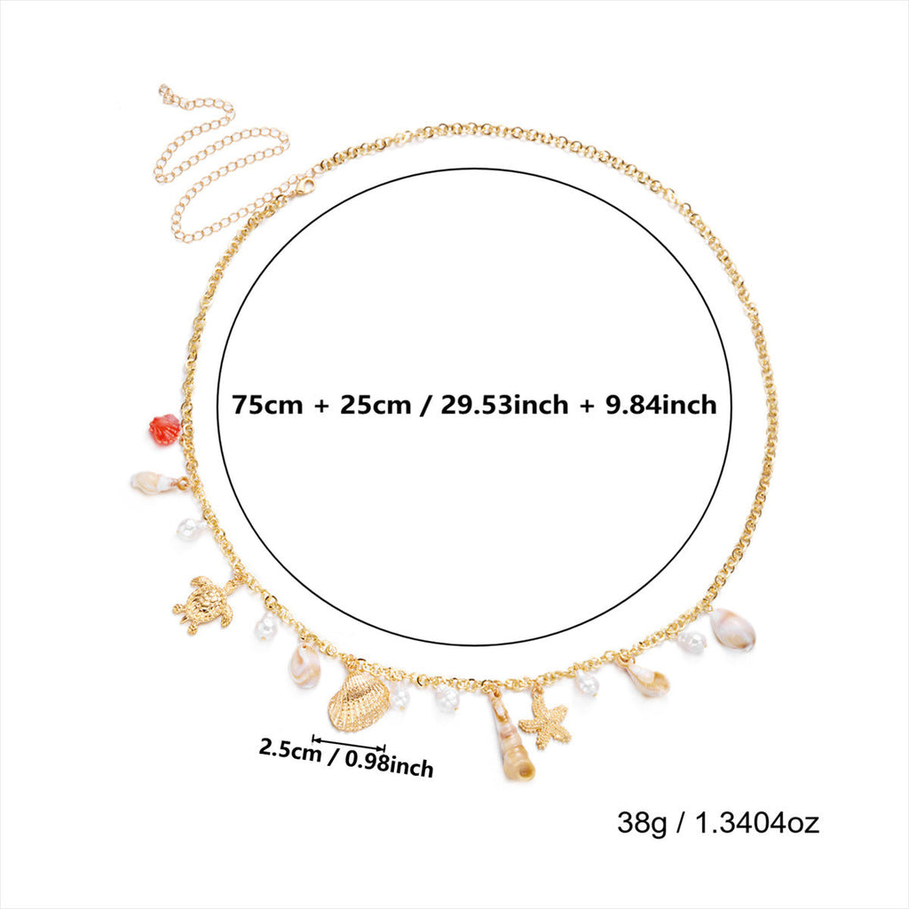 Layered Link Waist Chain — body chain, view 9