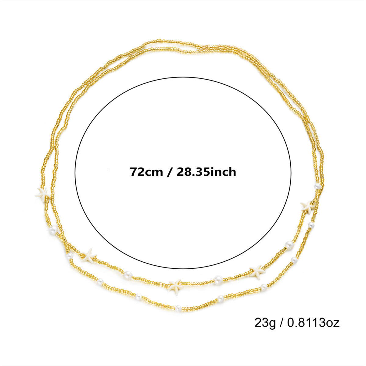Layered Link Waist Chain — body chain, view 11