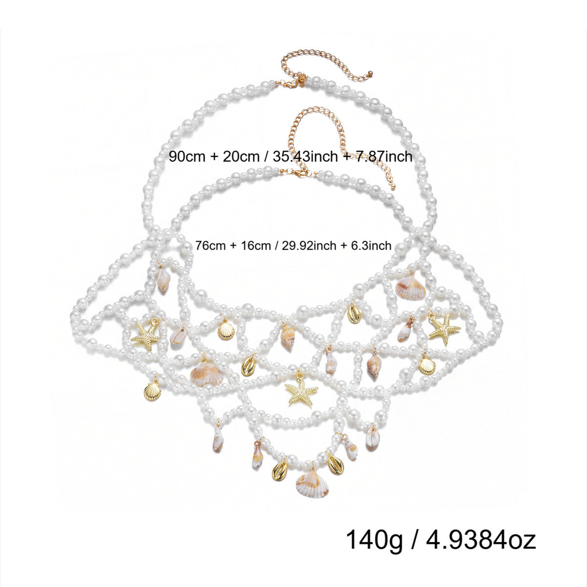 Layered Link Waist Chain — body chain, view 12