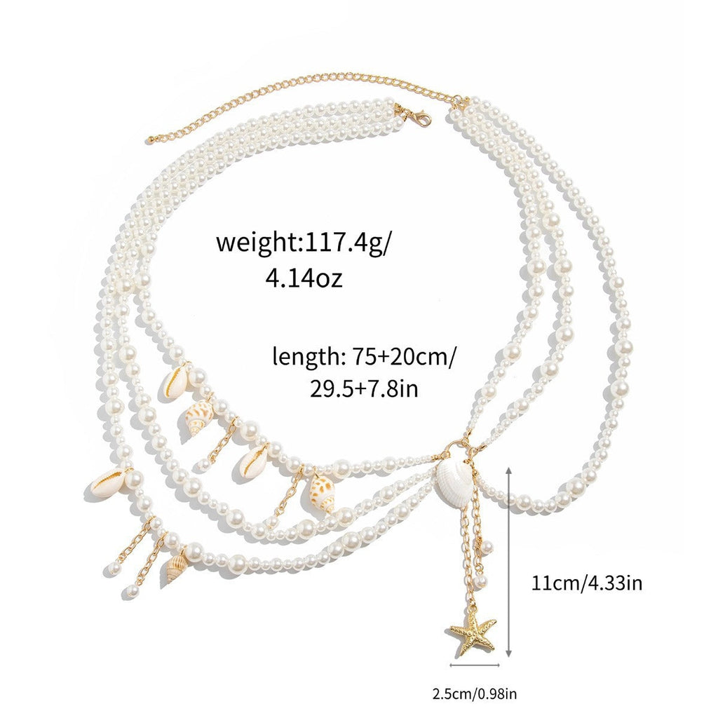 Layered Link Waist Chain — body chain, view 13