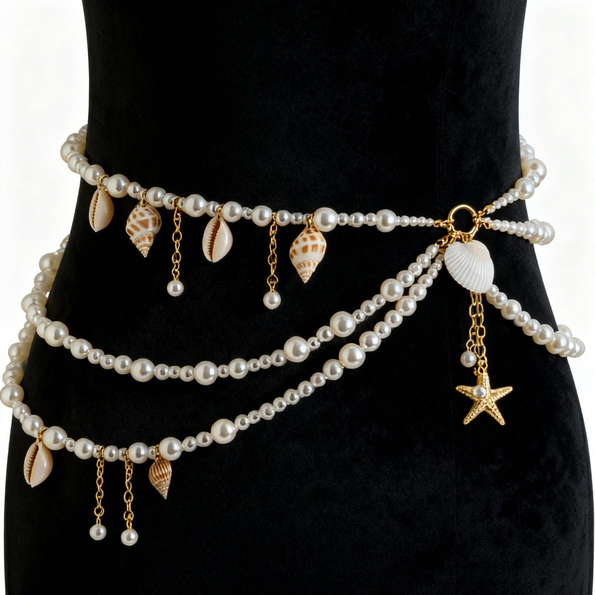 Layered Link Waist Chain — body chain, view 15