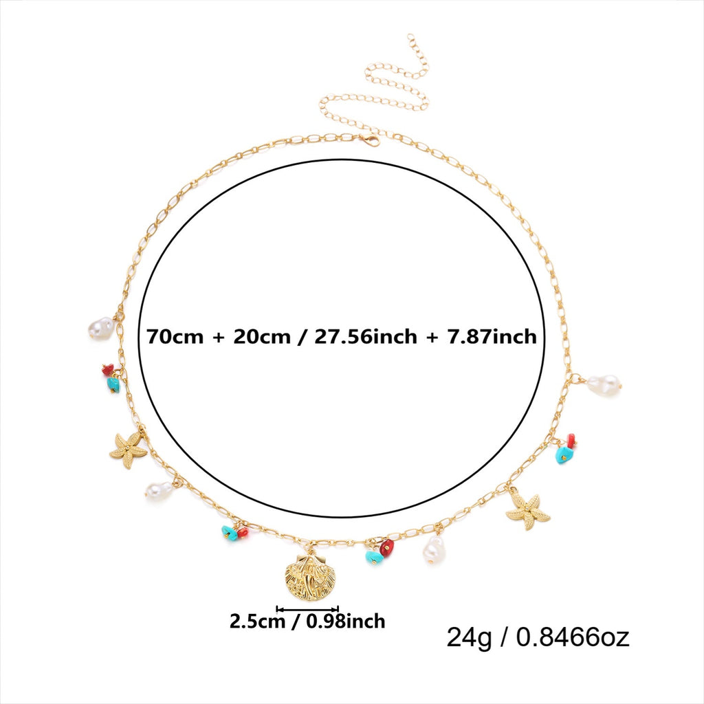 Ocean Animal Charm Waist Chain — body chain, view 7