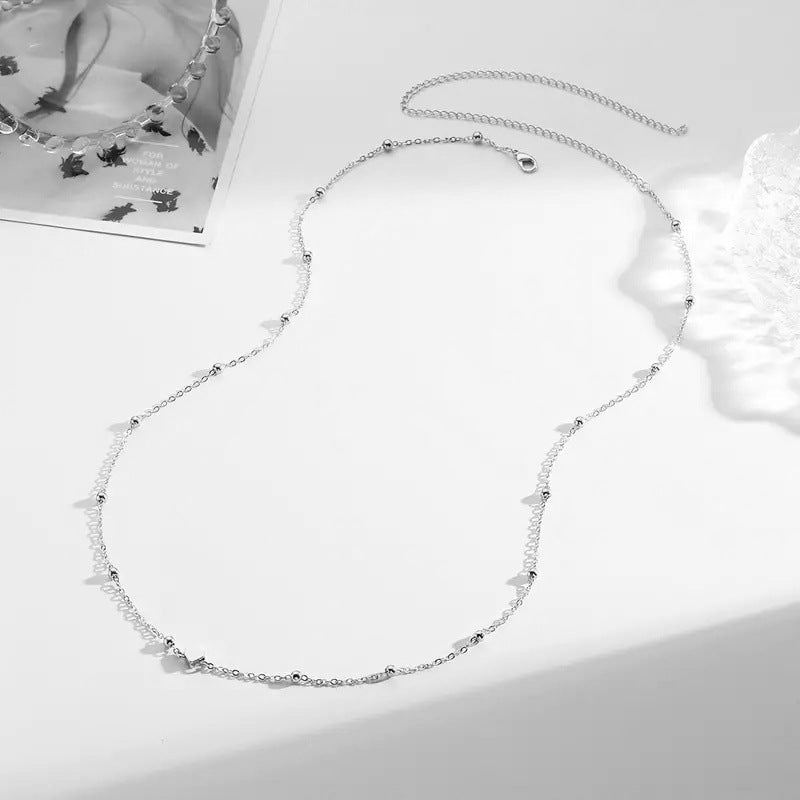Round Bead Double-Layer Waist Chain — body chain, view 3
