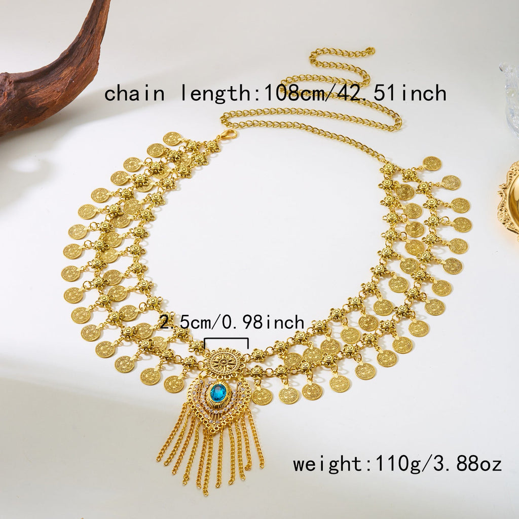 Multi-Layer Solid Waist Chain — body chain, view 5