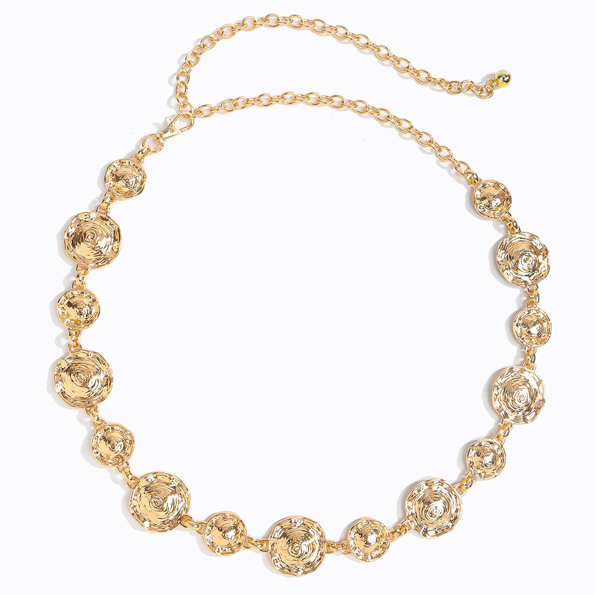 Oval Shell Charm Waist Chain — body chain, view 3