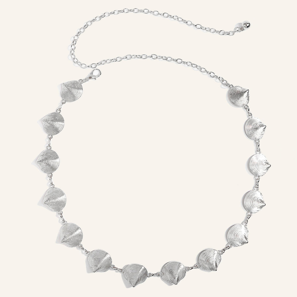 Oval Shell Charm Waist Chain — body chain, view 5
