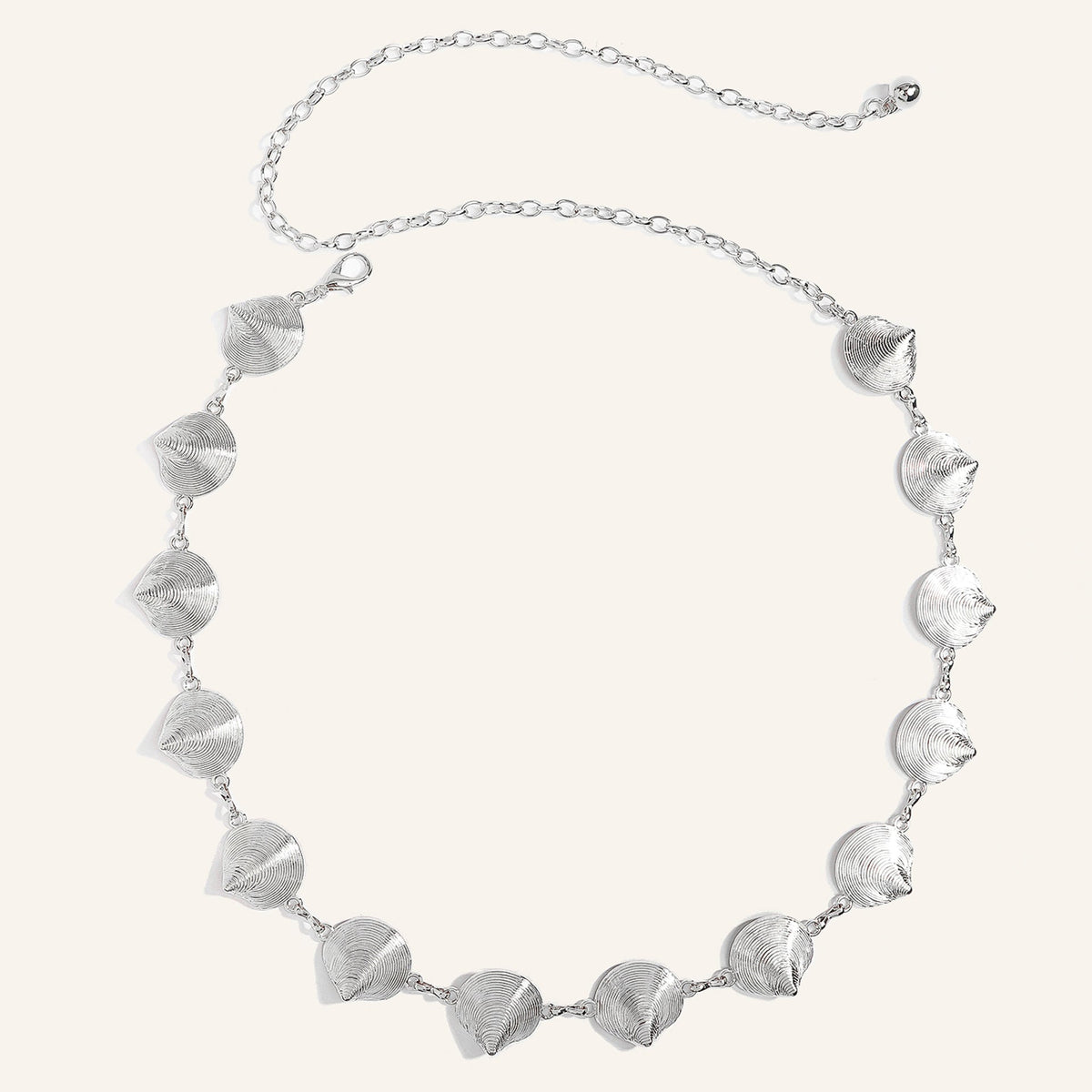 Oval Shell Charm Waist Chain — body chain, view 5