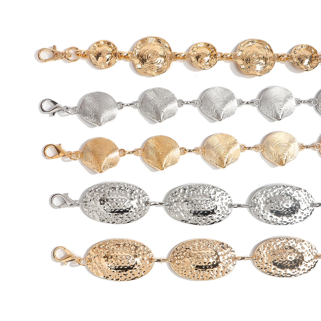 Oval Shell Charm Waist Chain — body chain, view 8
