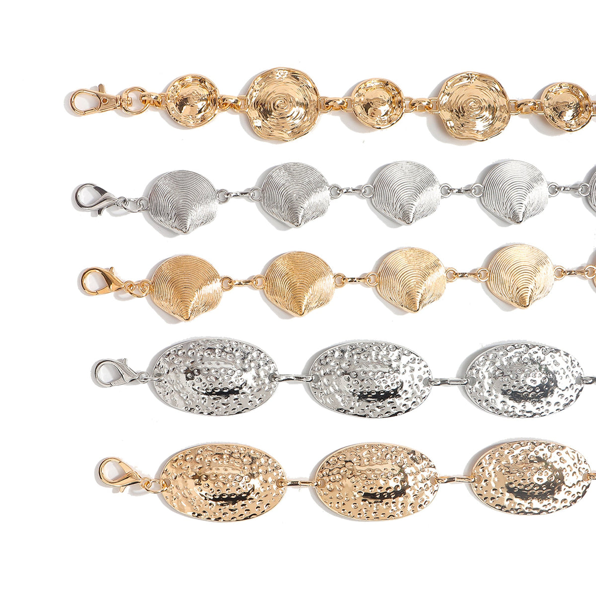 Oval Shell Charm Waist Chain — body chain, view 8