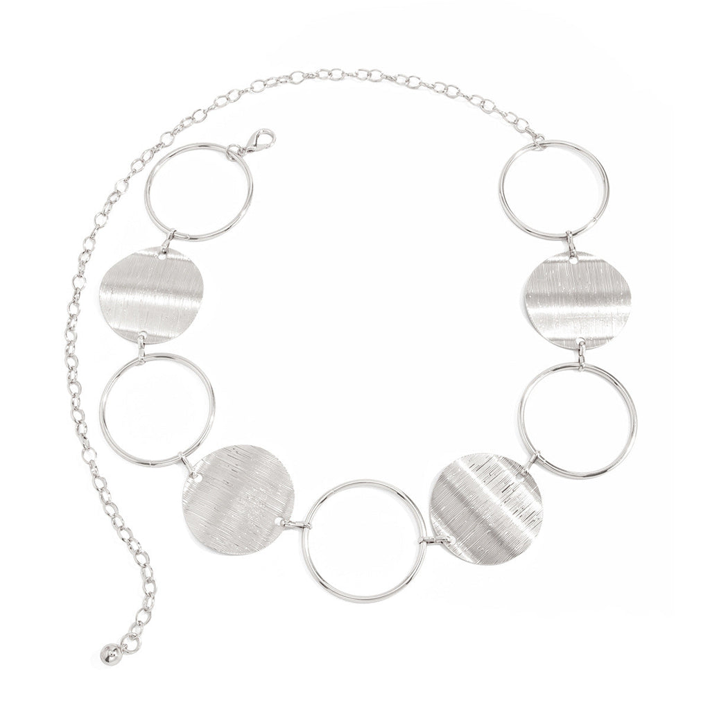 Round Disc Link Waist Chain — body chain, view 4