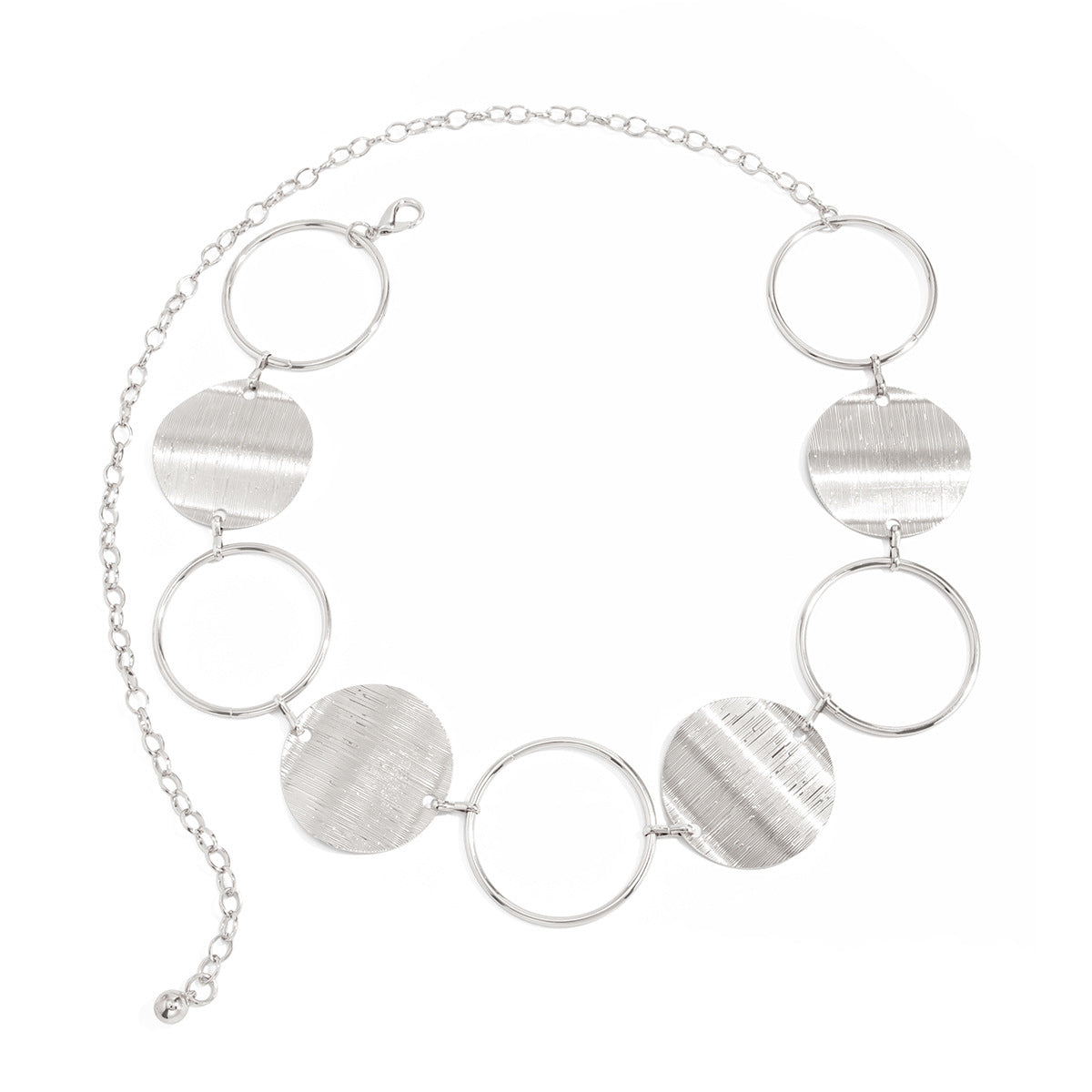 Round Disc Link Waist Chain — body chain, view 4