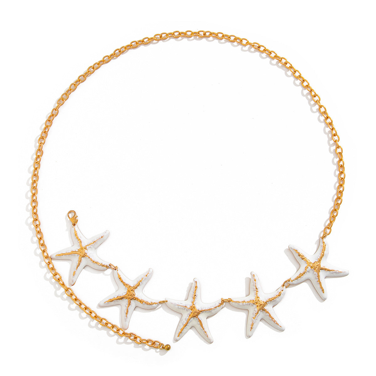 Flower Shell Charm Waist Chain — body chain, view 14