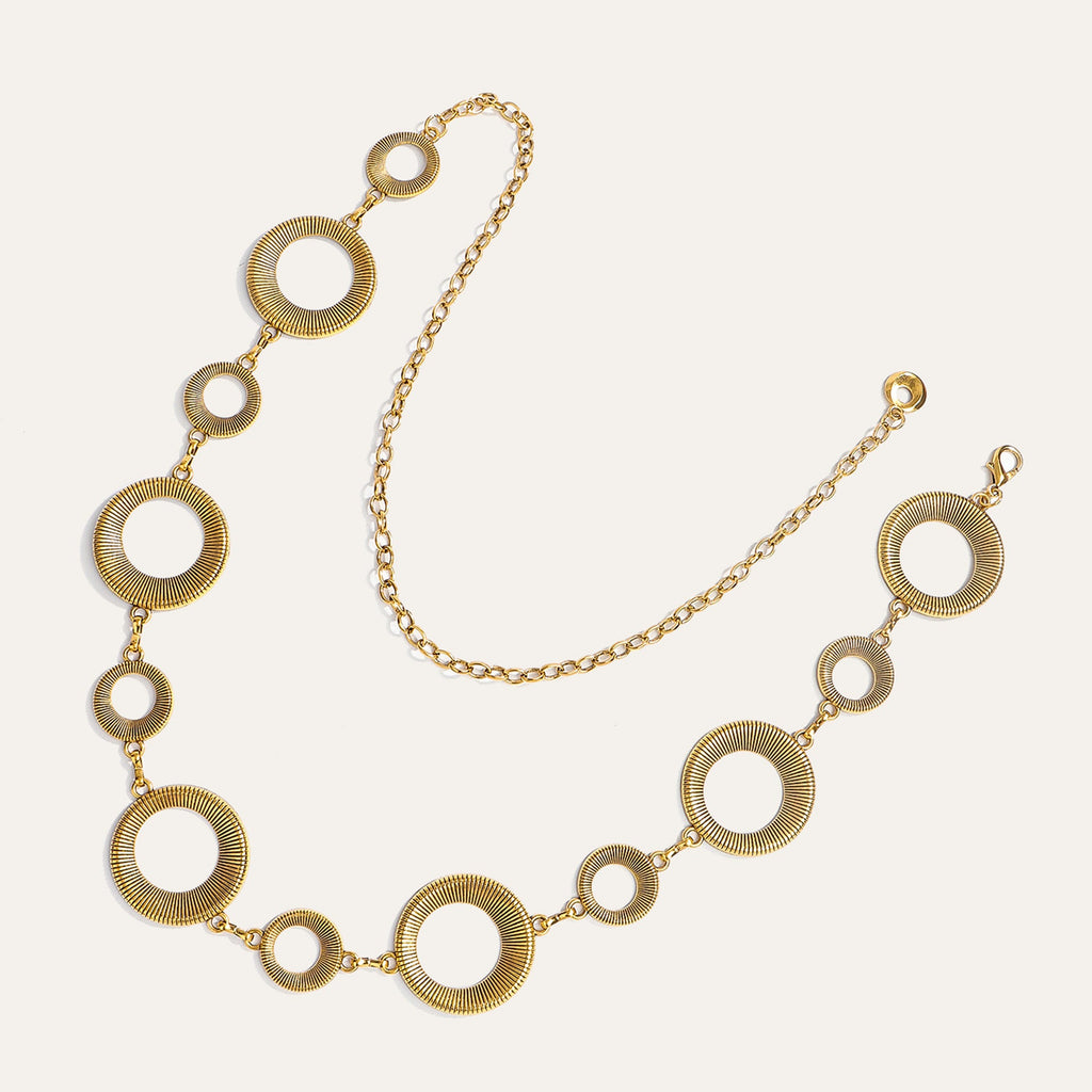 Round Circle Waist Chain — body chain, view 4