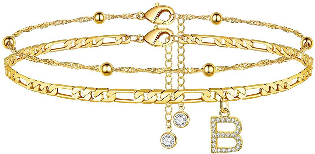 Initial Letter Anklet Set — anklet, view 2