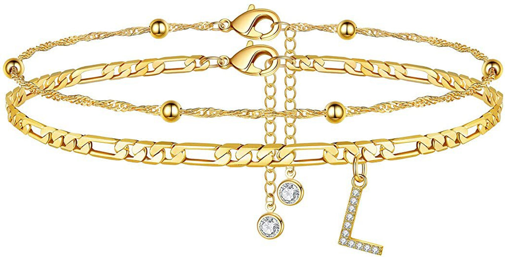 Initial Letter Anklet Set — anklet, view 12