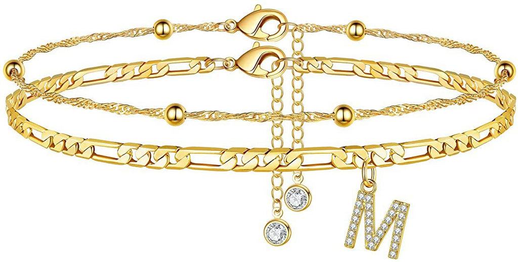 Initial Letter Anklet Set — anklet, view 13
